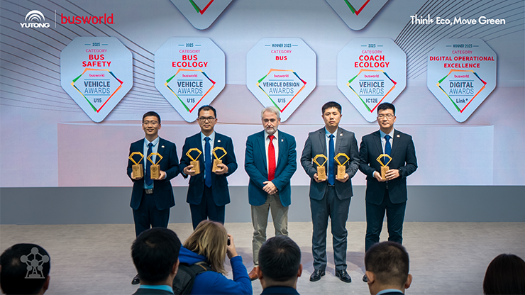 Yutong Launches EV Long-Life Tech at Busworld Europe 2025, Secures Seven Major Awards